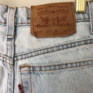 High waisted Levi’s 512